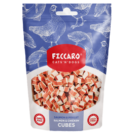 Ficcaro Salmon & Chicken Cubes 