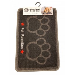 Absorberende måtte til vand- og madskåle